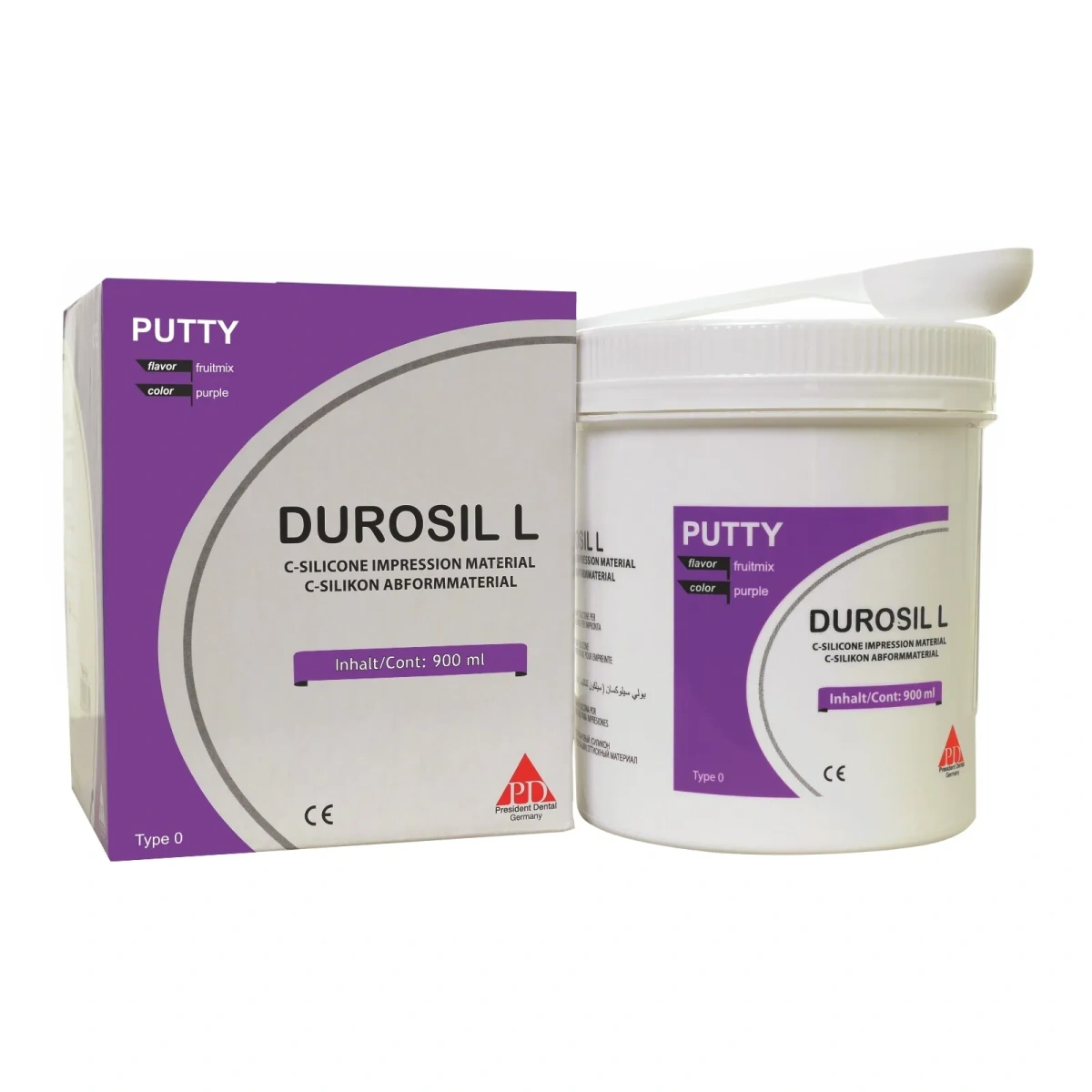 DUROSIL L - Putty C Silicone Impression Material 900ml - Image 1