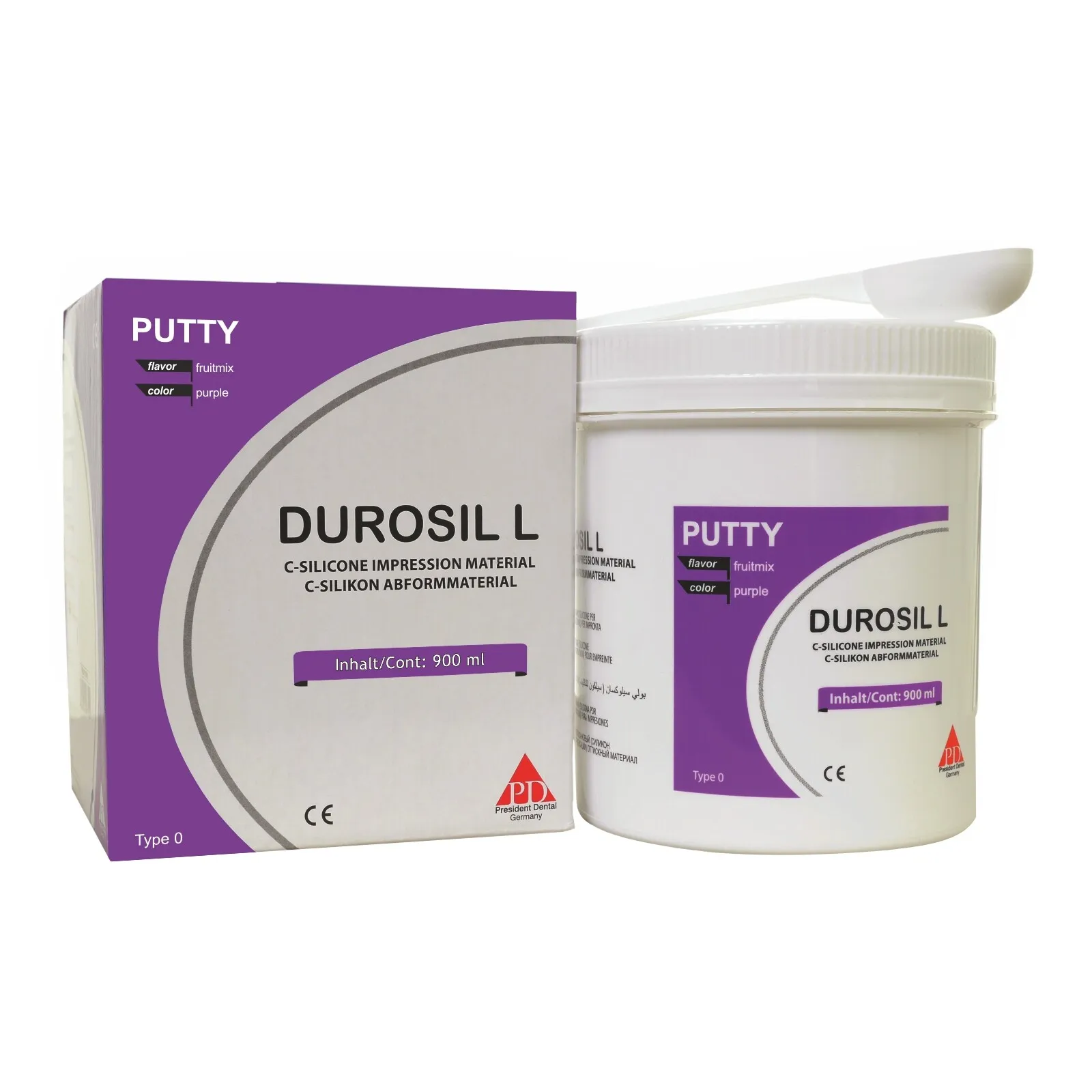 DUROSIL L - Putty C Silicone Impression Material 900ml - Image 1